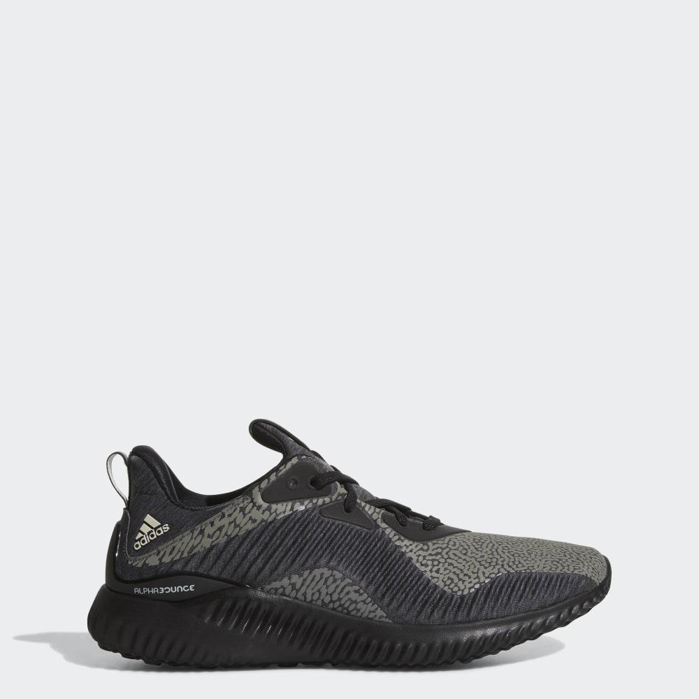 Adidasi Alergare Adidas Alphabounce Reflective HPC AMS Barbati Romania - Negrii/Negrii DA9561
